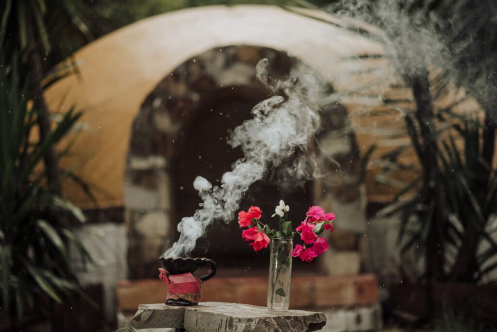 Temazcal en Potrero Chico